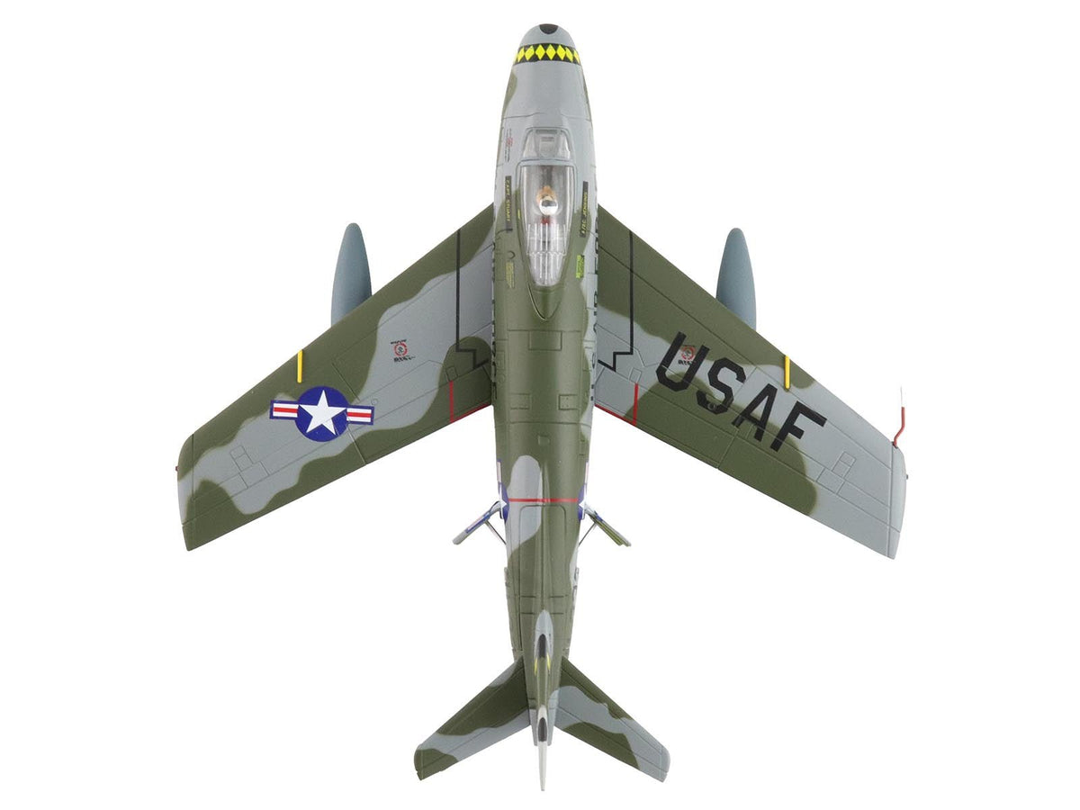 North American F-86F Sabre Fighter Aircraft "25333 461st Fighter Day Squadron West Germany" (1955) United States Air Forces in Europe "Air Power Series" 1/72 Diecast Model by Hobby Master-Hobby Master-ModelCars.com