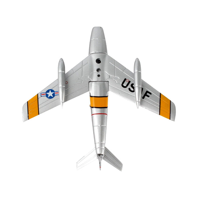 North American F - 86F Sabre Fighter Aircraft "Mig Mad Marine" United States Air Force 1/110 Diecast Model Airplane by Postage Stamp - Postage Stamp - ModelCars.com
