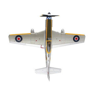 North American Mustang Mk.IV Fighter Aircraft "Flight Lieutenant Arthur S. 'Joe' Doley 19th Squadron" (1945) British Royal Air Force "Air Power Series" 1/48 Diecast Model by Hobby Master