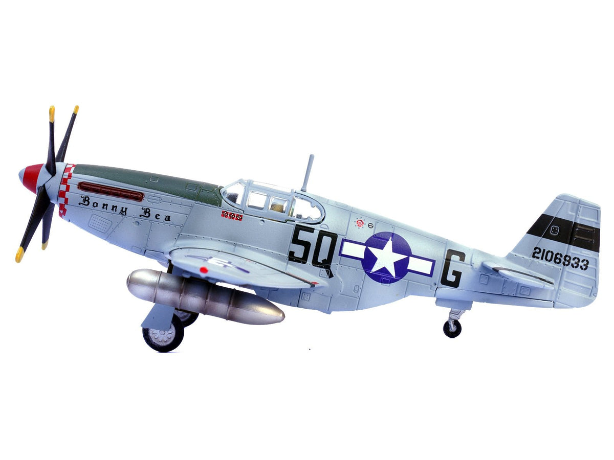 North American P-51B Mustang Aircraft "Bonny Bea 504th Fighter Squadron 339th Fighter Group" (1944) United States Army Air Forces 1/72 Diecast Model Airplane by Legion-Legion-ModelCars.com