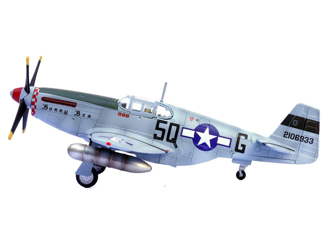 North American P-51B Mustang Aircraft "Bonny Bea 504th Fighter Squadron 339th Fighter Group" (1944) United States Army Air Forces 1/72 Diecast Model Airplane by Legion-Legion-ModelCars.com