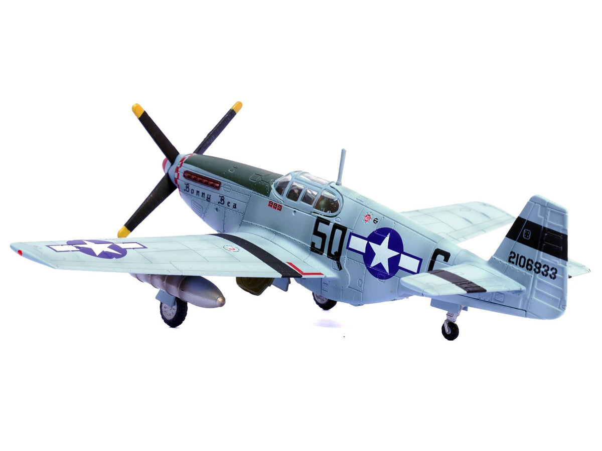 North American P-51B Mustang Aircraft "Bonny Bea 504th Fighter Squadron 339th Fighter Group" (1944) United States Army Air Forces 1/72 Diecast Model Airplane by Legion-Legion-ModelCars.com