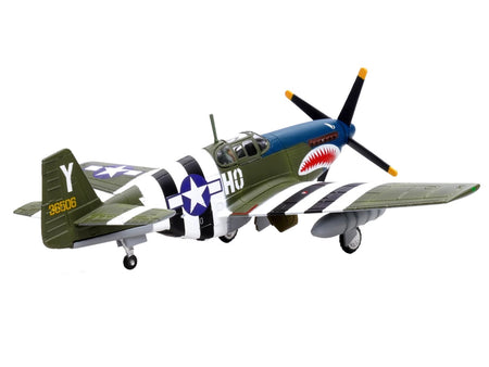 North American P-51B Mustang Aircraft "John Bennett 487th Fighter Squadron 352nd Fighter Group Blue-Nosed Bastards of Bodney RAF Bodney" (1944) United States Army Air Forces 1/72 Diecast Model Airplane by Legion-Legion-ModelCars.com