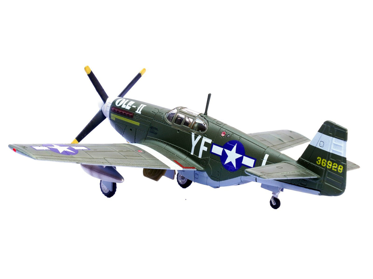 North American P-51B Mustang Aircraft "Ole-II 358th Fighter Squadron 355th Fighter Group Steeple Morden Strafers" (1944) United States Army Air Forces 1/72 Diecast Model Airplane by Legion-Legion-ModelCars.com