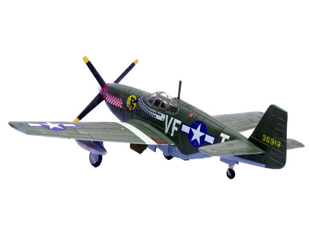 North American P-51B Mustang Aircraft "Shangri-La 336th Fighter Squadron 4th Fighter Group" (1944) United States Army Air Forces 1/72 Diecast Model Airplane by Legion-Legion-ModelCars.com