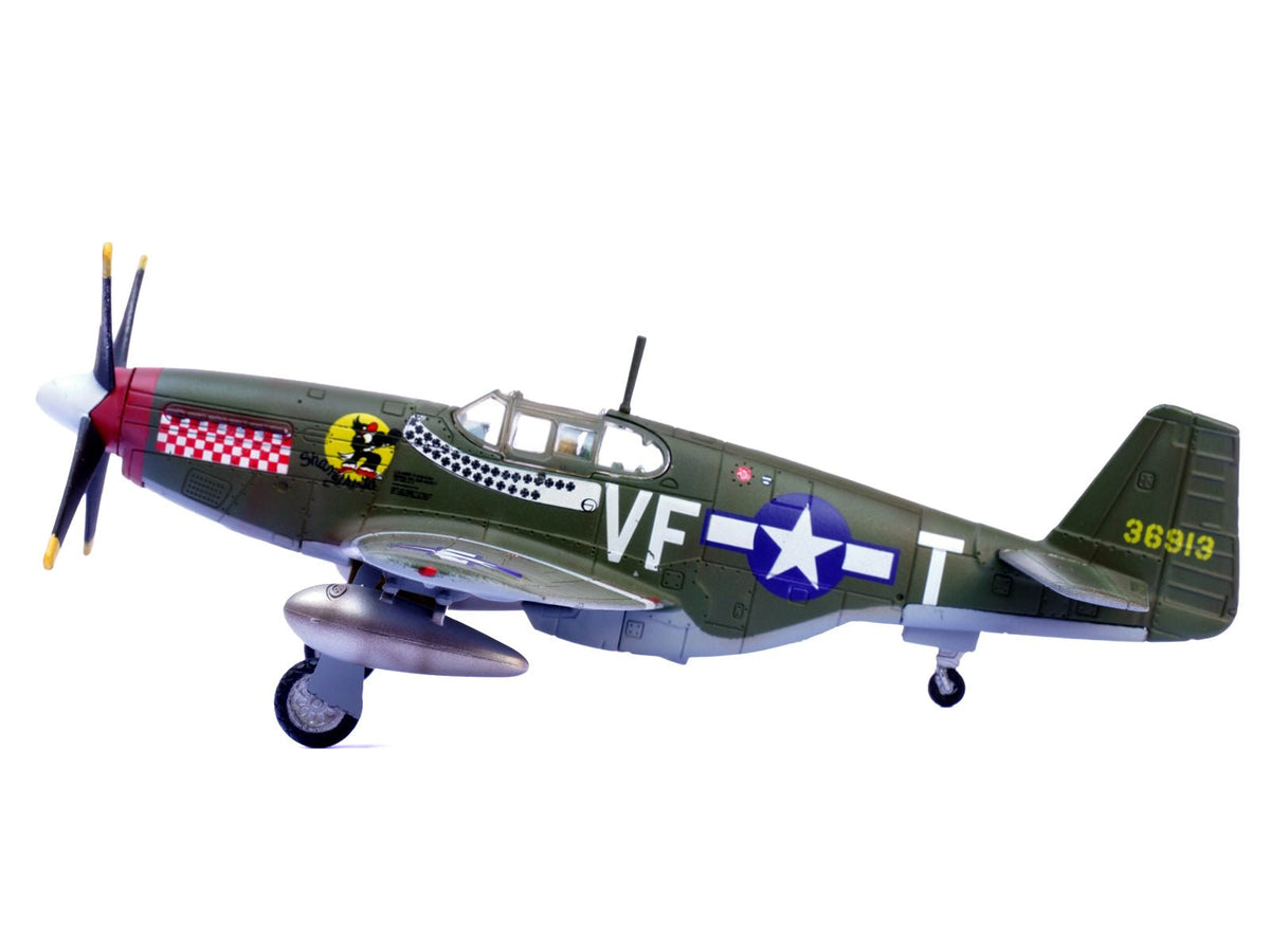 North American P-51B Mustang Aircraft "Shangri-La 336th Fighter Squadron 4th Fighter Group" (1944) United States Army Air Forces 1/72 Diecast Model Airplane by Legion-Legion-ModelCars.com