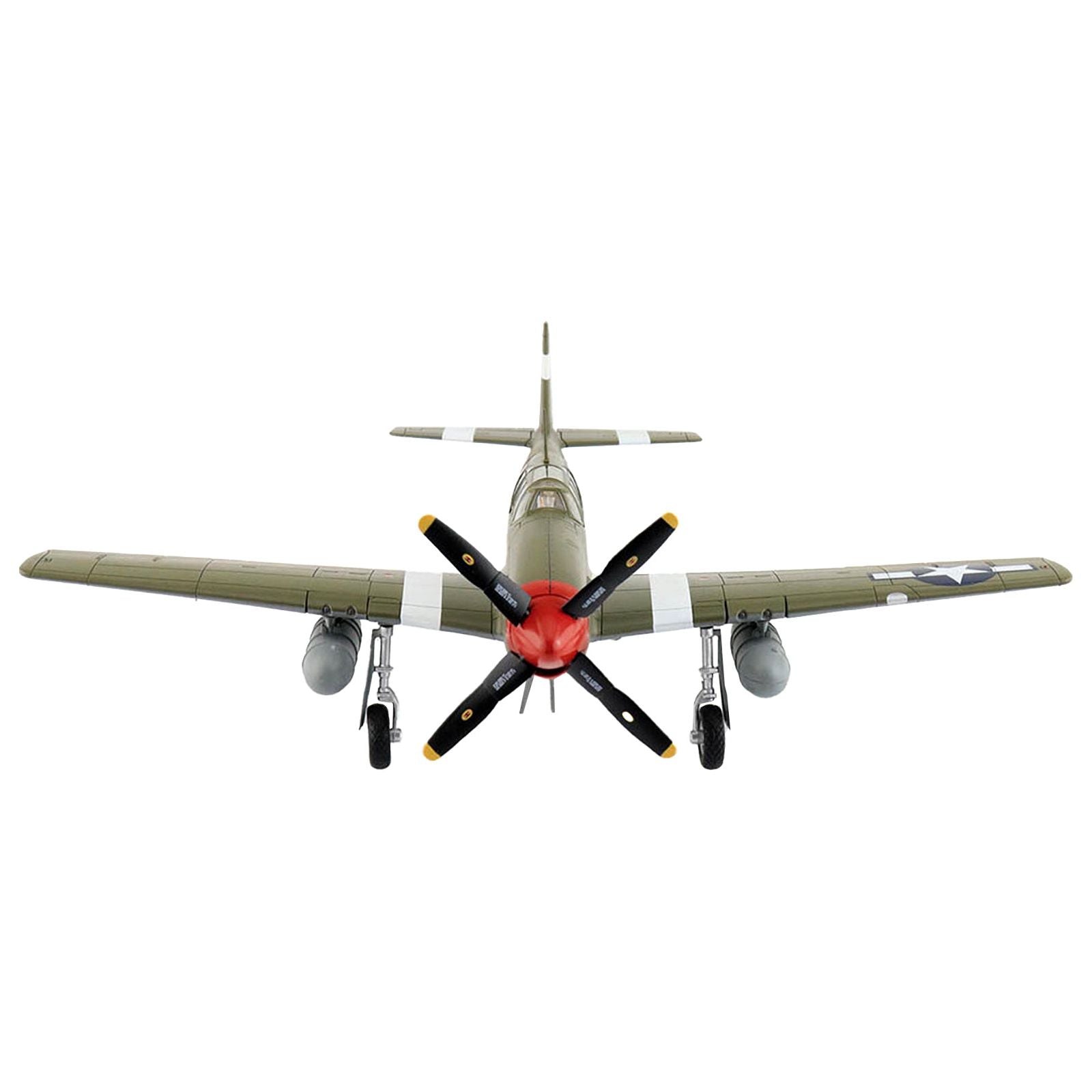 North American P - 51B Mustang Fighter Aircraft "Steve Pisanos 4th FG 334th FS" (1944) "Air Power Series" 1/48 Diecast Model by Hobby Master - Hobby Master - ModelCars.com