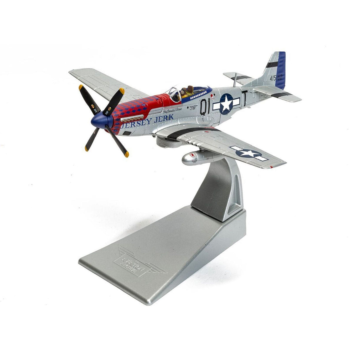North American P - 51D Mustang Aircraft "Jersey Jerk 361st Fighter Squadron Martlesham Heath" United States Army Air Forces "The Aviation Archive" Series 1/72 Diecast Model by Corgi - Corgi - ModelCars.com