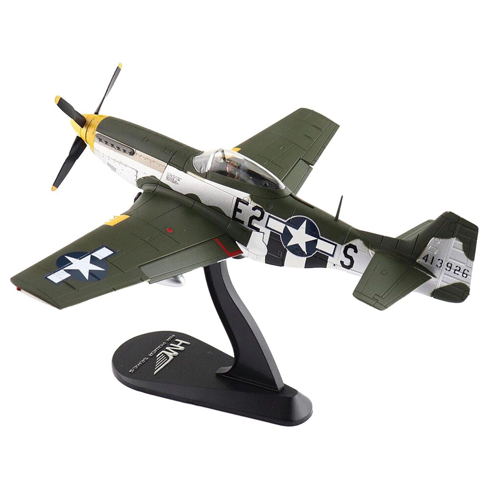 North American P - 51D Mustang Fighter Aircraft "413926 375th Fighter Squadron 8th Air Force" (1944) United States Army Air Forces "Air Power Series" 1/48 Diecast Model by Hobby Master - Hobby Master - ModelCars.com