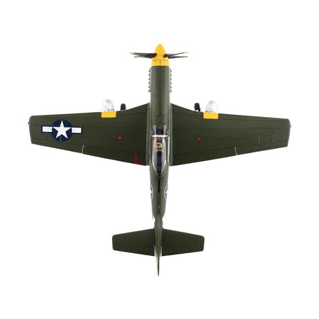 North American P - 51D Mustang Fighter Aircraft "413926 375th Fighter Squadron 8th Air Force" (1944) United States Army Air Forces "Air Power Series" 1/48 Diecast Model by Hobby Master - Hobby Master - ModelCars.com