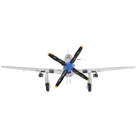 North American P-51D Mustang Fighter Aircraft "463702 Grim Reaper 355th Fighter Squadron 9th U.S. Army Air Force" (1945) United States Army Air Forces "Air Power Series" 1/48 Diecast Model by Hobby Master-Hobby Master-ModelCars.com
