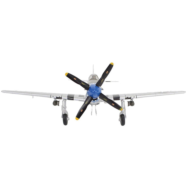 North American P-51D Mustang Fighter Aircraft "463702 Grim Reaper 355th Fighter Squadron 9th U.S. Army Air Force" (1945) United States Army Air Forces "Air Power Series" 1/48 Diecast Model by Hobby Master-Hobby Master-ModelCars.com