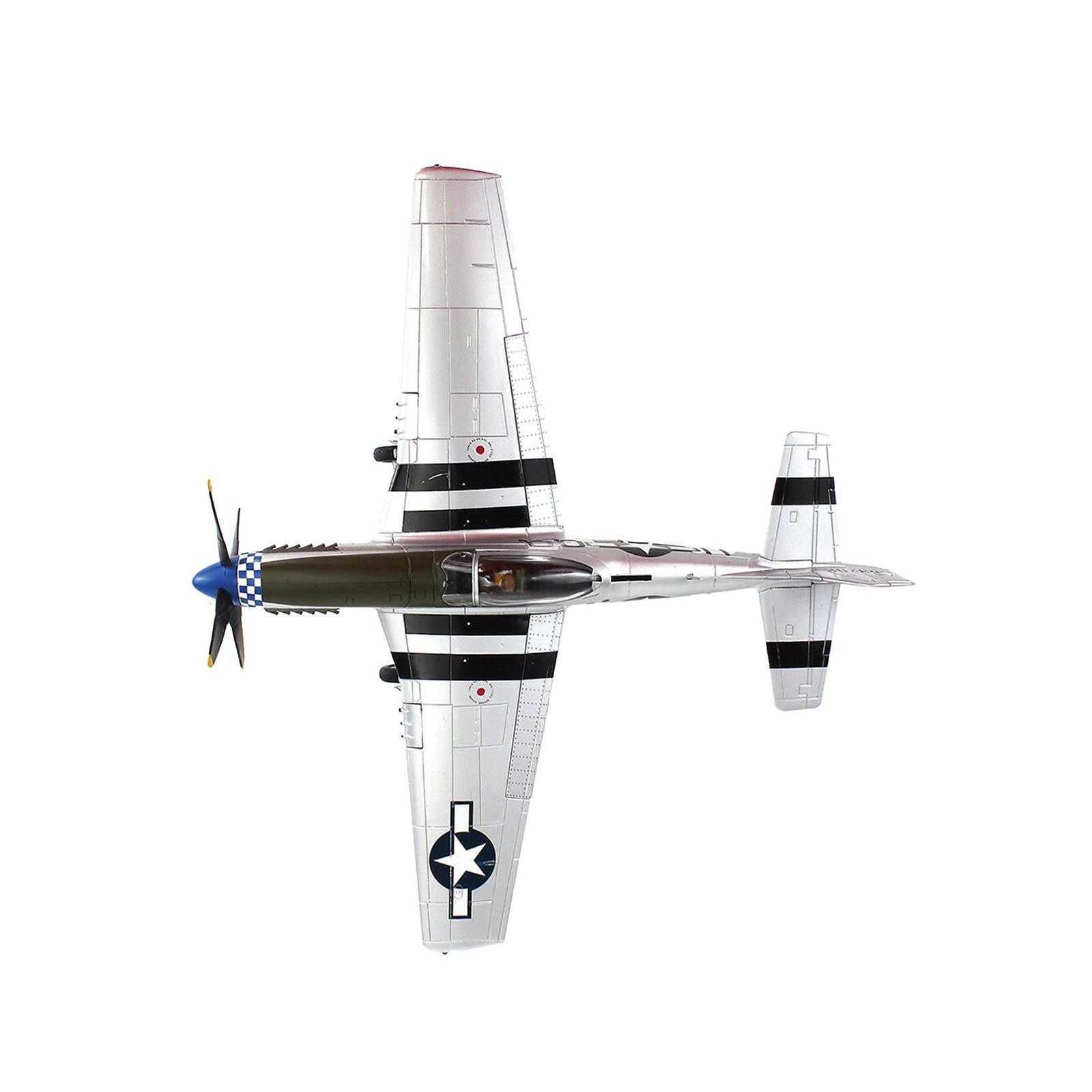 North American P - 51D Mustang Fighter Aircraft "463702 Grim Reaper 355th Fighter Squadron 9th U.S. Army Air Force" (1945) United States Army Air Forces "Air Power Series" 1/48 Diecast Model by Hobby Master - Hobby Master - ModelCars.com