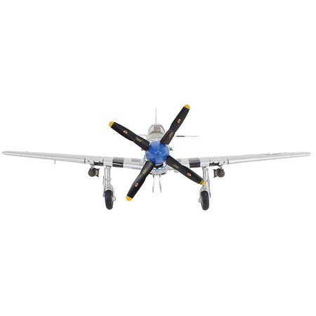 North American P - 51D Mustang Fighter Aircraft "463702 Grim Reaper 355th Fighter Squadron 9th U.S. Army Air Force" (1945) United States Army Air Forces "Air Power Series" 1/48 Diecast Model by Hobby Master - Hobby Master - ModelCars.com