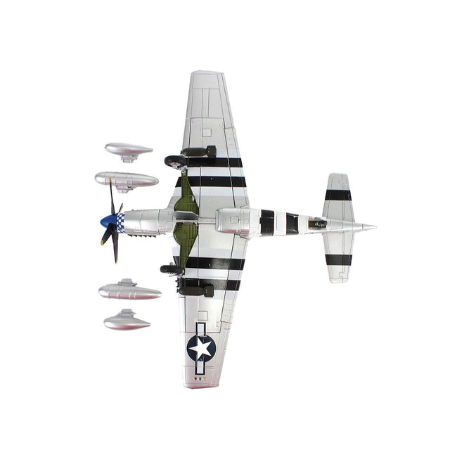 North American P-51D Mustang Fighter Aircraft "463702 Grim Reaper 355th Fighter Squadron 9th U.S. Army Air Force" (1945) United States Army Air Forces "Air Power Series" 1/48 Diecast Model by Hobby Master-Hobby Master-ModelCars.com