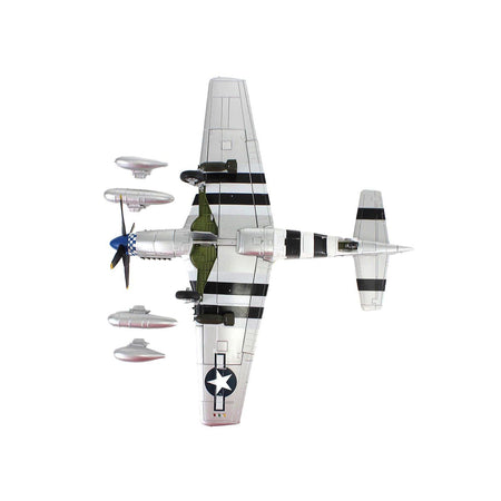 North American P - 51D Mustang Fighter Aircraft "463702 Grim Reaper 355th Fighter Squadron 9th U.S. Army Air Force" (1945) United States Army Air Forces "Air Power Series" 1/48 Diecast Model by Hobby Master - Hobby Master - ModelCars.com