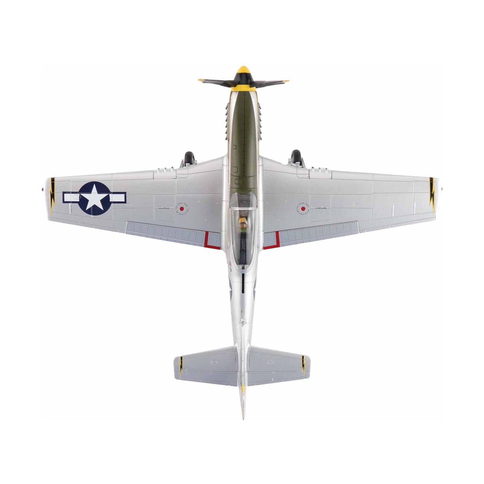North American P - 51D Mustang Fighter Aircraft "Lt. Col. McComas 118th Tactical Reconnaissance Squadron 23rd Fighter Group China" (1945) United States Army Air Force "Air Power Series" 1/48 Diecast Model by Hobby Master - Hobby Master - ModelCars.com