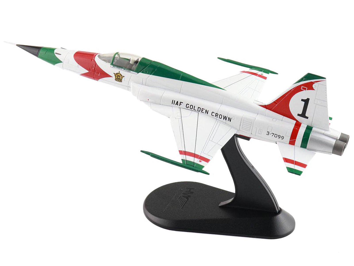 Northrop F-5E Tiger II Aircraft "#1 3-7099 IIAF Golden Crown" Imperial Iranian Air Force "Air Power Series" 1/72 Diecast Model by Hobby Master-Hobby Master-ModelCars.com