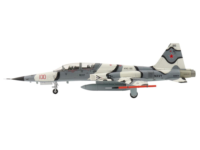 Northrop F-5F Tiger II Aircraft "810834 Franken Tiger VFC-111 Sundowners" (2023) United States Navy "Air Power Series" 1/72 Diecast Model by Hobby Master-Hobby Master-ModelCars.com