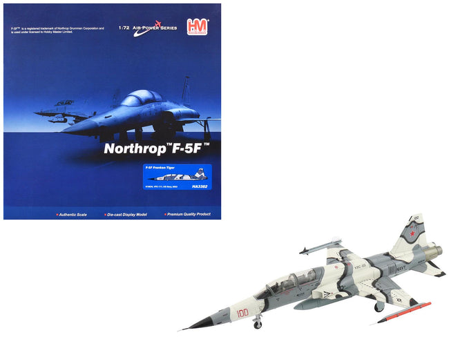 Northrop F-5F Tiger II Aircraft "810834 Franken Tiger VFC-111 Sundowners" (2023) United States Navy "Air Power Series" 1/72 Diecast Model by Hobby Master-Hobby Master-ModelCars.com