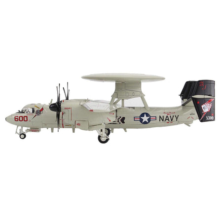 Northrop Grumman E-2C Hawkeye Aircraft "165300 VAW-124 Bear Aces" (2009) United States Navy "Air Power Series" 1/72 Diecast Model by Hobby Master-Hobby Master-ModelCars.com
