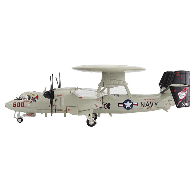Northrop Grumman E-2C Hawkeye Aircraft "165300 VAW-124 Bear Aces" (2009) United States Navy "Air Power Series" 1/72 Diecast Model by Hobby Master-Hobby Master-ModelCars.com