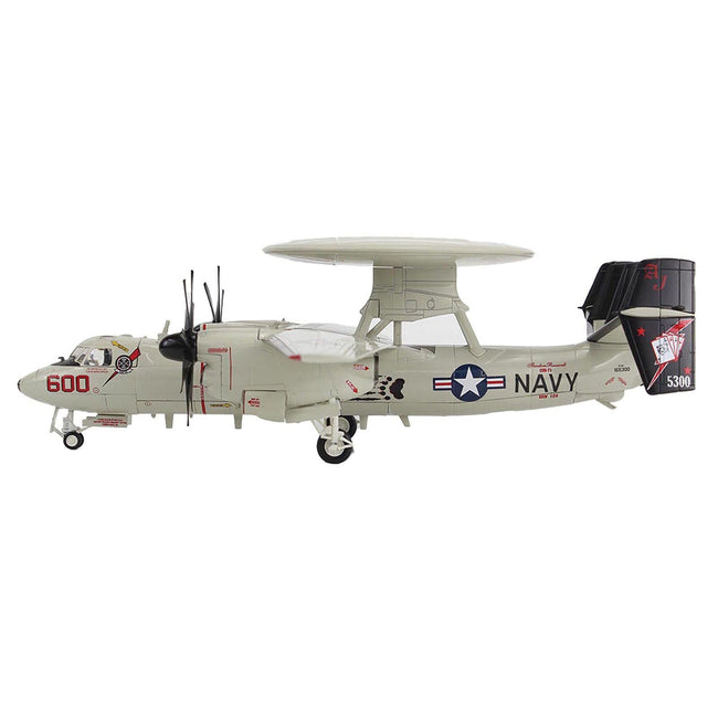 Northrop Grumman E - 2C Hawkeye Aircraft "165300 VAW - 124 Bear Aces" (2009) United States Navy "Air Power Series" 1/72 Diecast Model by Hobby Master - Hobby Master - ModelCars.com