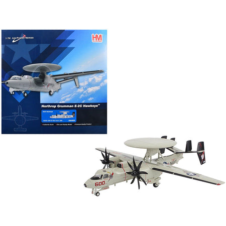 Northrop Grumman E - 2C Hawkeye Aircraft "165300 VAW - 124 Bear Aces" (2009) United States Navy "Air Power Series" 1/72 Diecast Model by Hobby Master - Hobby Master - ModelCars.com