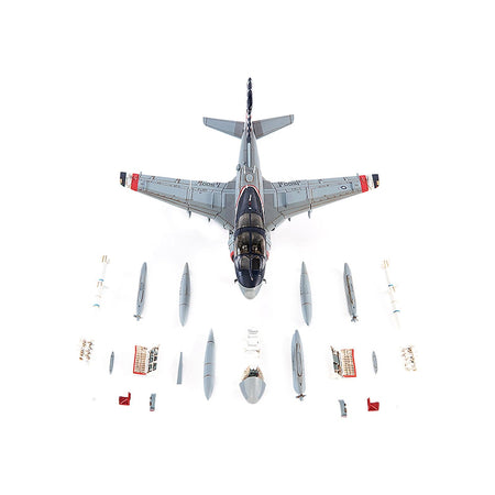 Northrop Grumman EA-6B Prowler Aircraft "U.S. NAVY VAQ-140 Patriots USS Dwight D. Eisenhower" (2006) 1/72 Diecast Model by JC Wings-JC Wings-ModelCars.com