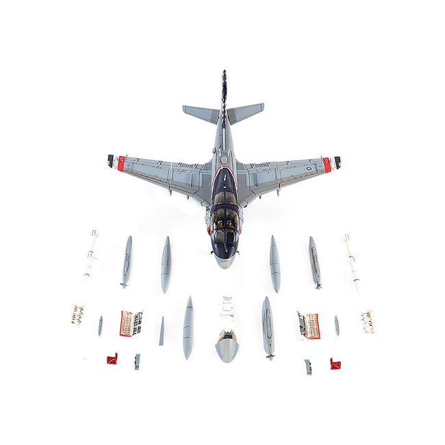 Northrop Grumman EA-6B Prowler Aircraft "U.S. NAVY VAQ-140 Patriots USS Dwight D. Eisenhower" (2006) 1/72 Diecast Model by JC Wings-JC Wings-ModelCars.com