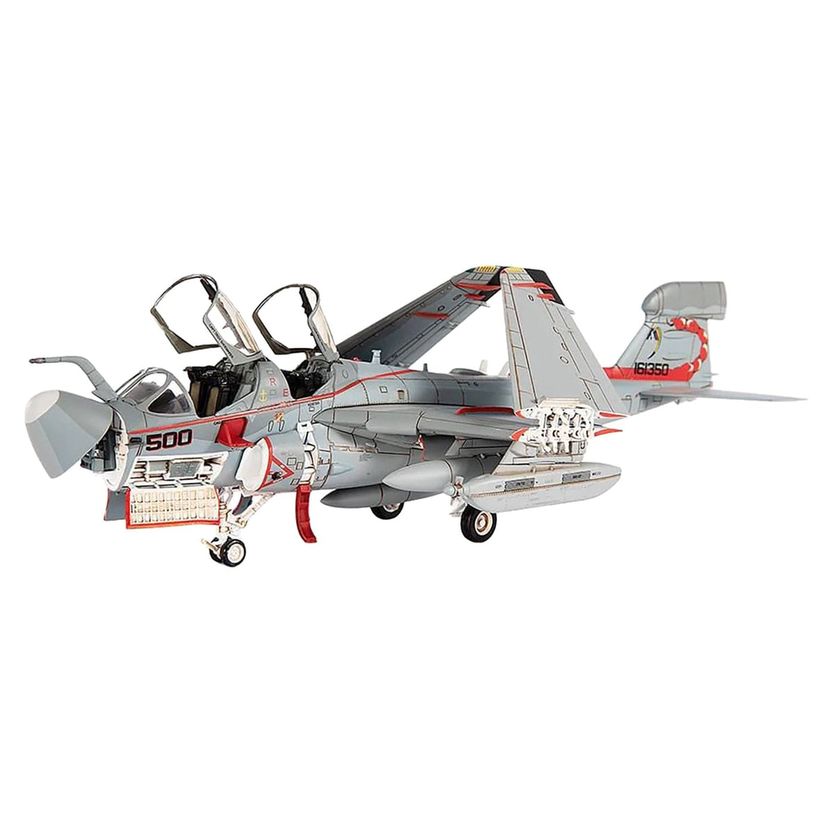 Northrop Grumman EA-6B Prowler Attack Aircraft "VAQ-132 Scorpions USS John F Kennedy" (2005) United States Navy 1/72 Diecast Model by JC Wings-JC Wings-ModelCars.com