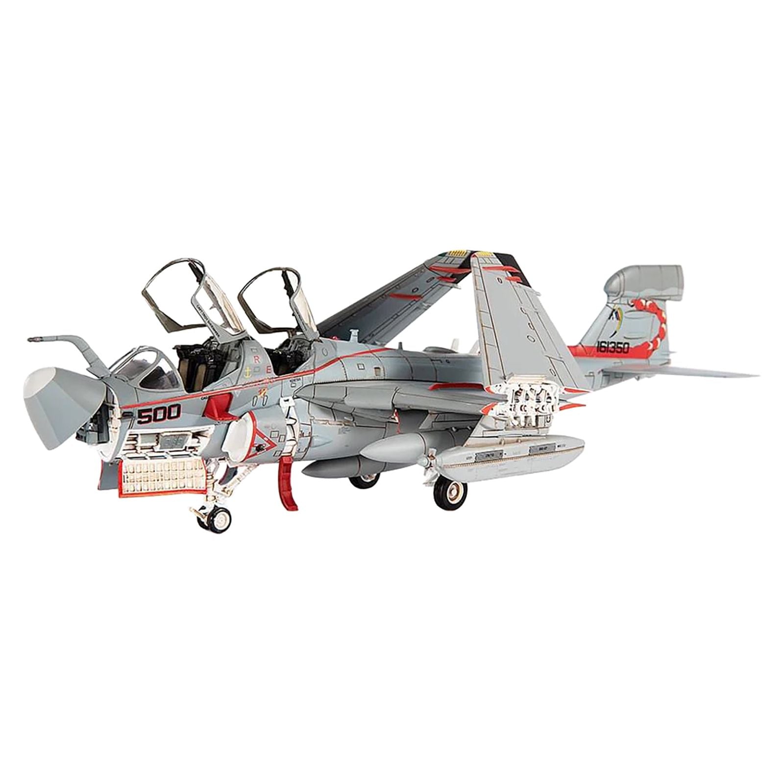 Northrop Grumman EA - 6B Prowler Attack Aircraft "VAQ - 132 Scorpions USS John F Kennedy" (2005) United States Navy 1/72 Diecast Model by JC Wings - JC Wings - ModelCars.com