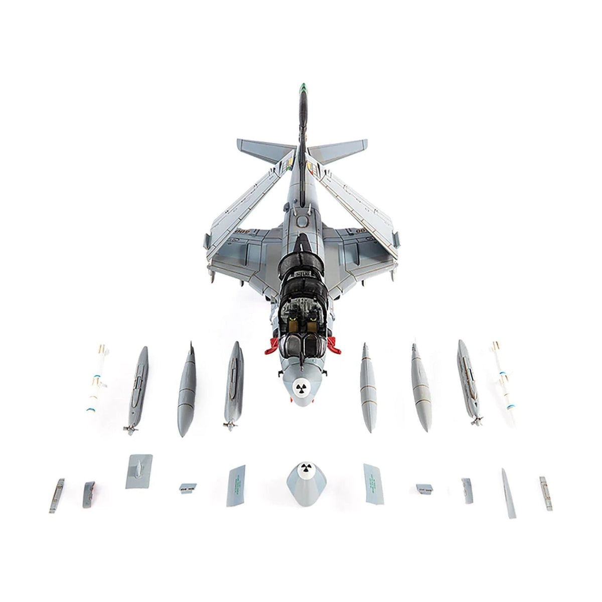 Northrop Grumman EA-6B Prowler Attack Aircraft "VAQ-209 Star Warriors USS George H.W. Bush" (2010) United States Navy 1/72 Diecast Model by JC Wings-JC Wings-ModelCars.com