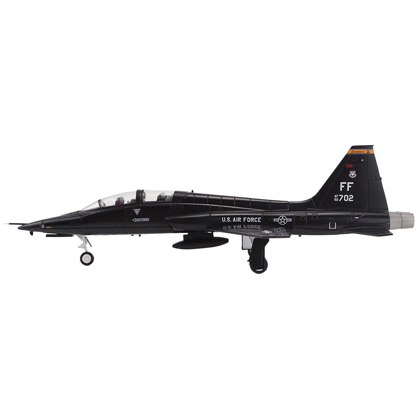 Northrop T - 38A Talon Aircraft "62 - 3702 7th Fighter Training Squadron Hampton Langley Air Force Base" (2023) United States Air Force "Air Power Series" 1/72 Diecast Model by Hobby Master - Hobby Master - ModelCars.com
