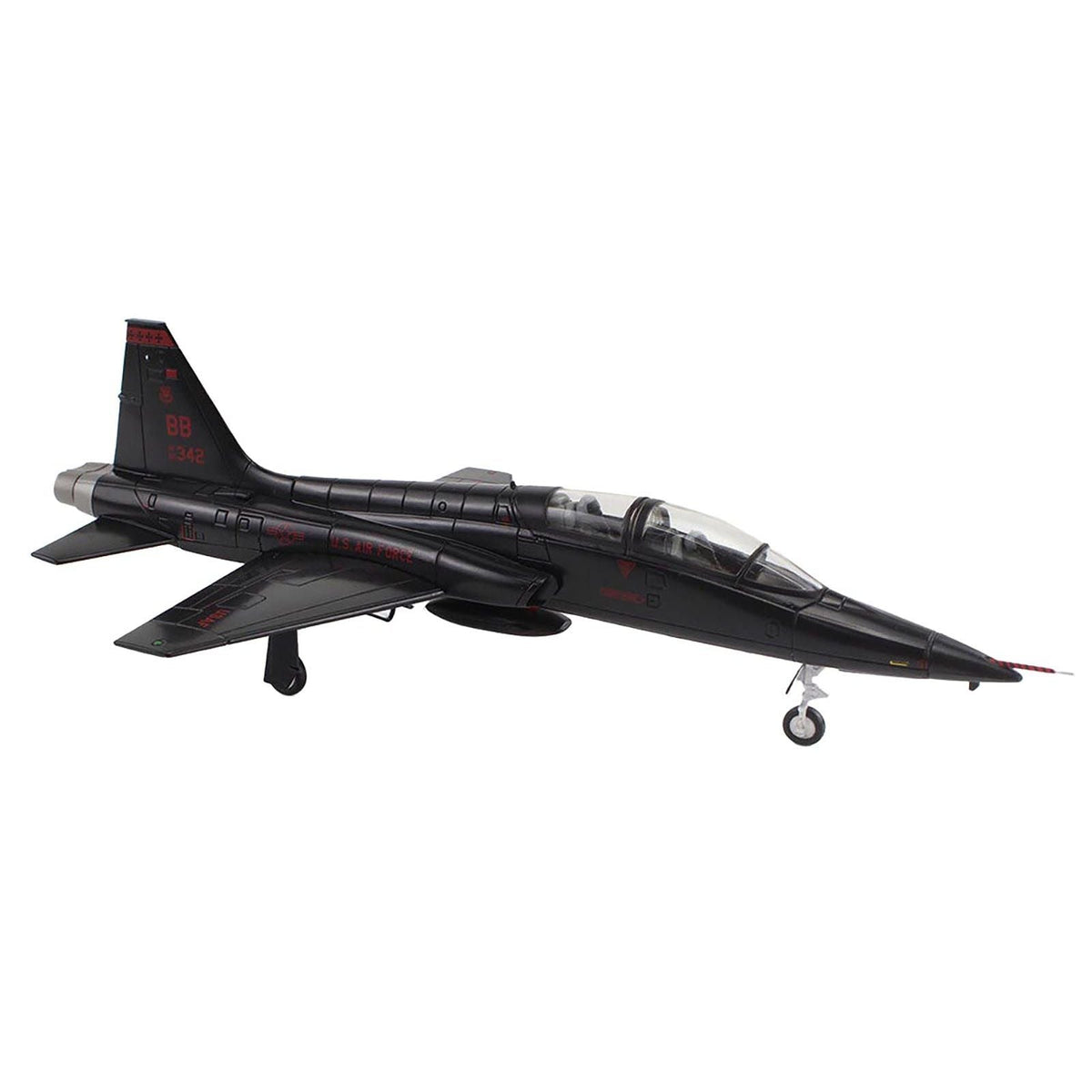Northrop T-38A Talon Aircraft "65-10342 1st Reconnaissance Squadron 9th Reconnaissance Wing Beale Air Force Base" (2006) United States Air Force "Air Power Series" 1/72 Diecast Model by Hobby Master-Hobby Master-ModelCars.com