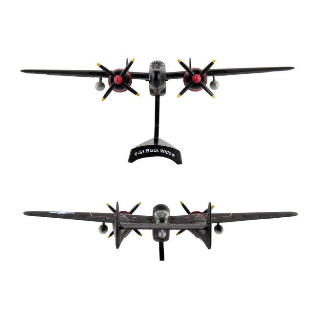 Northrup P - 61 Black Widow Fighter Aircraft "Lady in the Dark 548th Night Fighter Squadron" United States Army Air Forces 1/120 Diecast Model Airplane by Postage Stamp - Postage Stamp - ModelCars.com