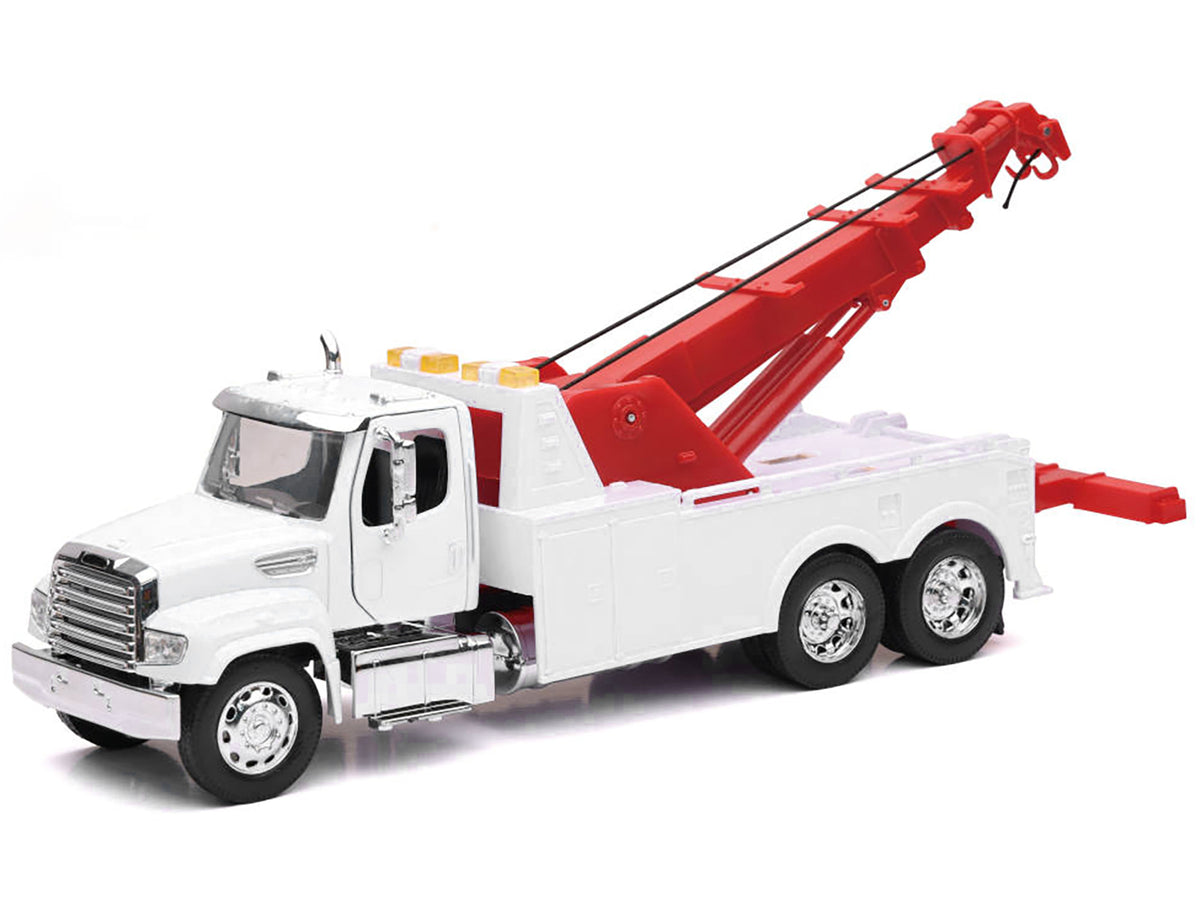 Freightliner 114SD Tow Truck White and Red "Long Haul Trucker" Series 1/32 Diecast Model by New Ray - view 2