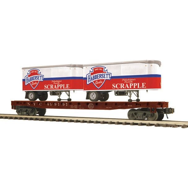 NYC FLAT CAR W/PUP TRAIL - MTH Electric Trains - ModelCars.com