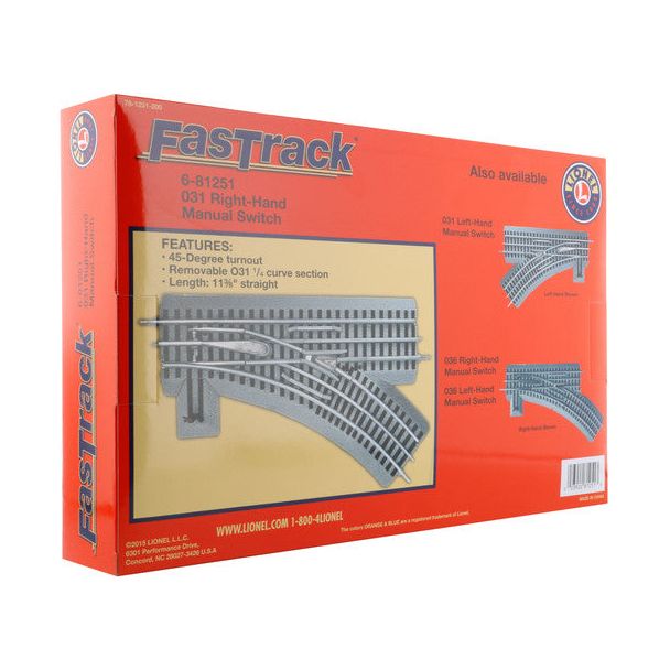 O31 RH MANUAL - Lionel - ModelCars.com