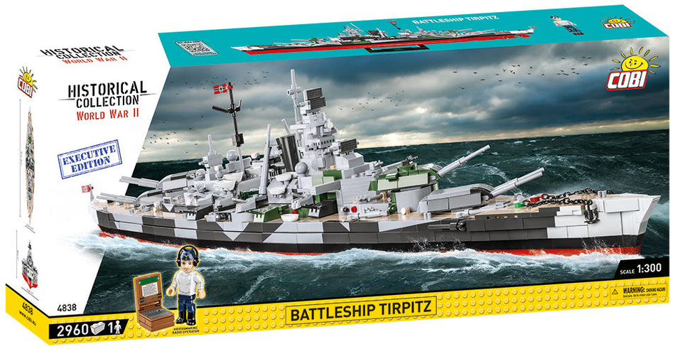 Cobi 2960pcs HC WWII Battleship Tirpitz Ex. Ed