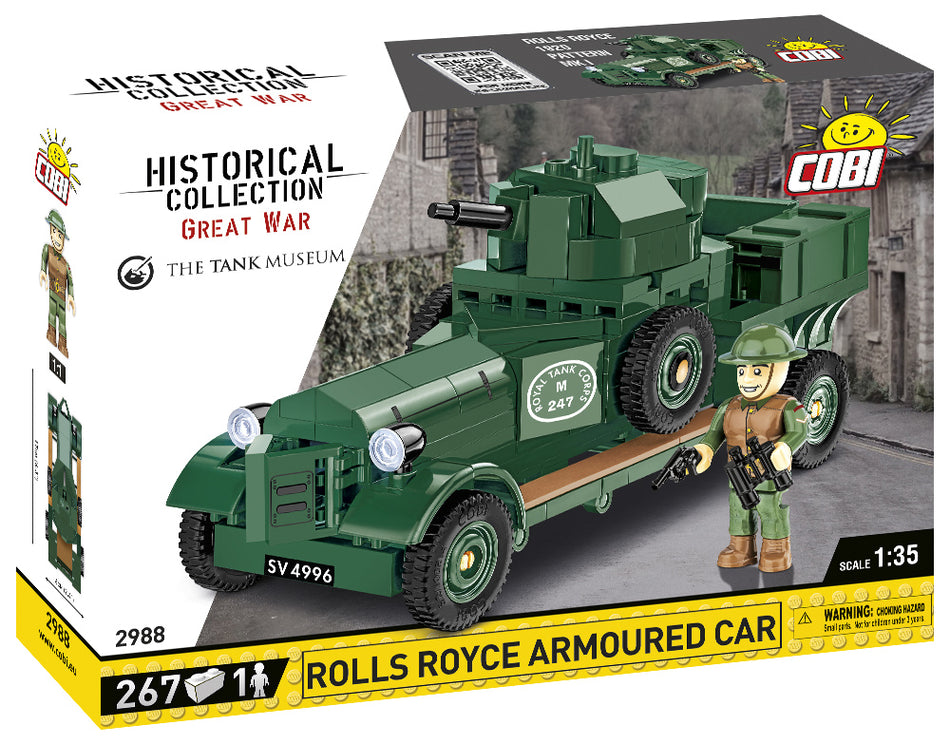 Cobi 263pcs HC Great War Rolls Royce Armored