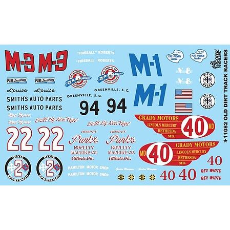 OLD DIRT TRK RACERS DECAL - Gofer Racing - ModelCars.com