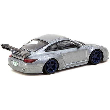Old & New 997 Gray Metallic "Road64" Series 1/64 Diecast Model Car by Tarmac Works - Tarmac Works - ModelCars.com