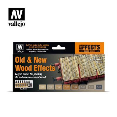 OLD/NEW WOOD EFFECTS (8) - Vallejo - ModelCars.com