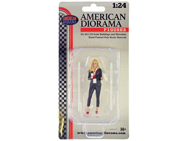 "On-Air" Figure 1 for 1/24 Scale Models by American Diorama-American Diorama-ModelCars.com