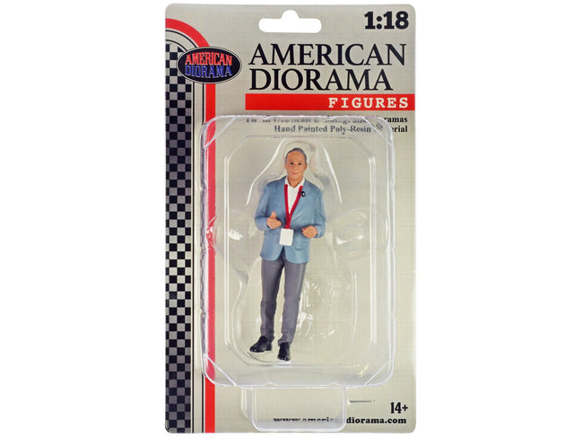 "On-Air" Figure 2 for 1/18 Scale Models by American Diorama-American Diorama-ModelCars.com