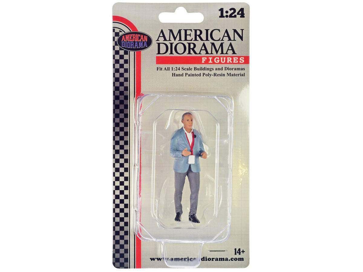 "On-Air" Figure 2 for 1/24 Scale Models by American Diorama-American Diorama-ModelCars.com