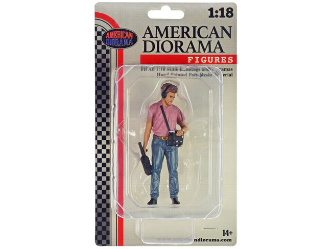 "On-Air" Figure 4 for 1/18 Scale Models by American Diorama-American Diorama-ModelCars.com