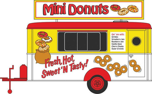 HO MOBILE TRLR MINI DONUT     