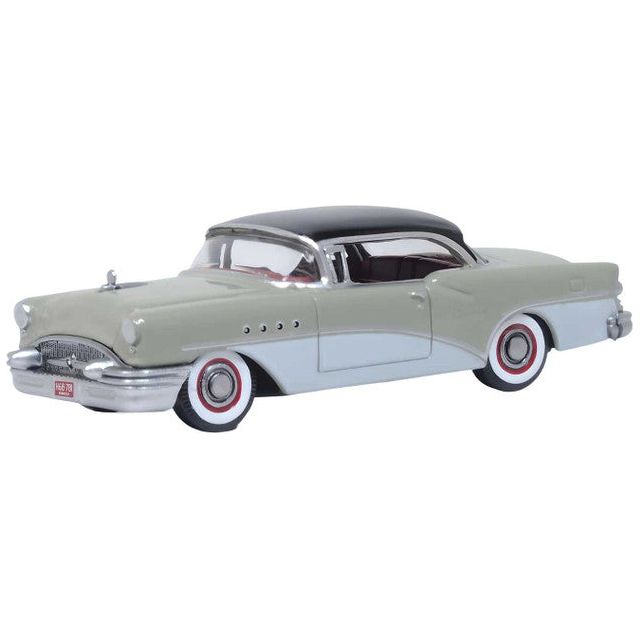 Oxford Diecast 87BC55007 - 1955 Buick Century Carlsbad Black, Windsor Grey, Dover White - HO Scale - Oxford Diecast - ModelCars.com